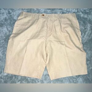 Brooks Brothers Baird Mcnutt Irish Khacki Linen Chino Shorts Men’s 36